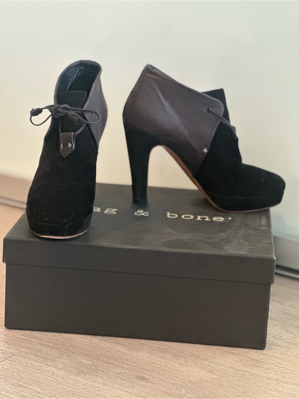 Rag & Bone Lovell High-Heel Ankle Booties. Pre owned. Size 36